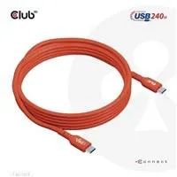 Club 3D Club3D Kabel USB2 Type-C Bi-Directional USB-IF Certifikovaný 480Mb, PD 240W(48V/5A) EPR M/M 3m