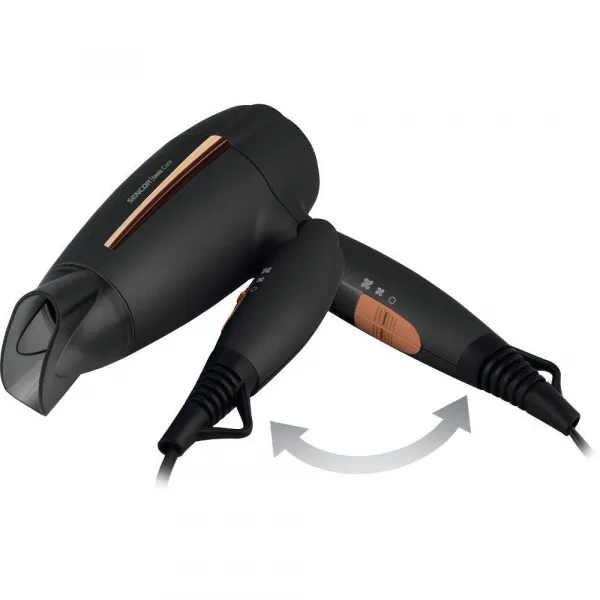 Sencor SHD 7100BK fén na vlasy Black Gold 1 ks