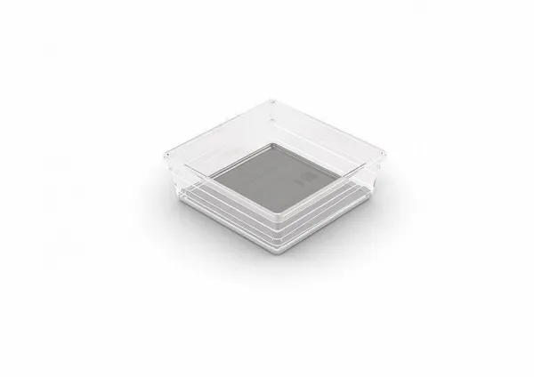 Organizér Curver® SISTEMO 6, priesvitný/sivý, 15x15x5 cm, do zásuvky