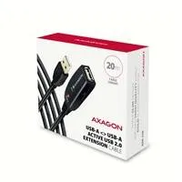 AXAGON ADR-220, USB 2.0 A-M -> A-F aktívny predlžovací / repeater kábel, 20m