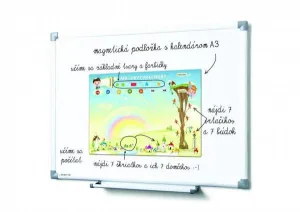 Kalendár magnetický - Škôlka 114ks magnetiek v kartóne 45x32x1cm SK verze