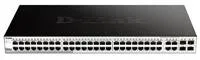 D-Link DGS-1210-52 52-portový gigabitový prepínač Smart+, 48x GbE, 4x RJ45/SFP, bez ventilátora