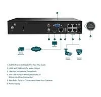 TP-Link VIGI NVR1004H-4P, videorekordér, 4 channels, 4xPoE, 1xSATA, 1x100Mb/s LAN, 2xUSB2.0, 1xHDMI,1xVGA