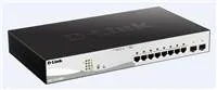 D-Link DGS-1210-10MP/E 10-Port Gigabit PoE+ Smart Switch inc. 2x SFP Ports, POE budget 130W