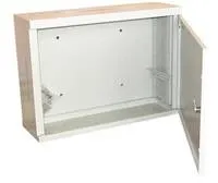 XtendLan 19" nástěnný vertikální rozvaděč 3U 540x180, plné dveře, šedý