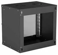 Intellinet 19" rack BASIC 9U/400 mm, čierny, rozložený flatpack