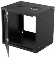 Intellinet 19" rack BASIC 9U/400 mm, čierny, rozložený flatpack