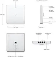 Ubiquiti UBNT U6-Enterprise-IW - UniFi Access Point U6 Enterprise In-Wall