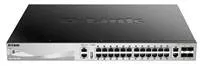 D-Link DGS-3130-30PS/SI L3 stohovateľný gigabitový riadený PoE switch, 24x PoE gigabit, 2x 10GBASE-T, 4x SFP+, 370W PoE
