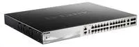 D-Link DGS-3130-30PS/SI L3 stohovateľný gigabitový riadený PoE switch, 24x PoE gigabit, 2x 10GBASE-T, 4x SFP+, 370W PoE