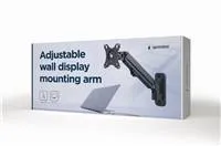 GEMBIRD Držák monitoru na stěnu MA-WA1-01, naklápěcí, až do 27” a 7kg, černý