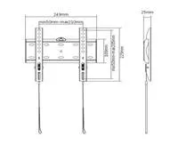 GEMBIRD Držák TV WM-42F-01, 23"-42" (30kg), pevný