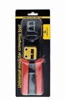GEMBIRD Krimpovacie kliešte (T-WC-03) pre konektory RJ45/8p8c, 3 v 1