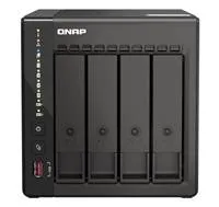 QNAP TS-453E-8G 4-bay desktop NAS, 4-core Intel, 8GB DDR4, 4xSATA, 2xM.2, 2x 2.5GbE, 2xHDMI, 4xUSB