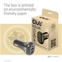 Club 3D Club3D Auto nabíječka pro Notebooky 36W, 3 porty (2xUSB-A + USB-C)