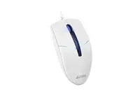 A4tech N-530S, podsvícená kancelářská myš, 1200 DPI, USB, bílá