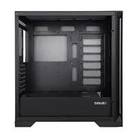 EVOLVEO Ptero Q2, 2x čelní panel - sklo /mřížka, case ATX, černá