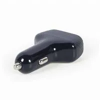 GEMBIRD Nabíječka do auta, 2x USB, rychlo-nabíječka, QC3.0, 36 W, černá