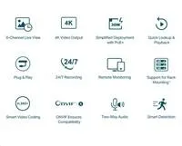 TP-Link VIGI NVR1008H-8P, videorekordér, 8 channels, 8xPoE, 1x100Mb/s LAN, 1xVGA,1xHDMI,2xUSB2.0
