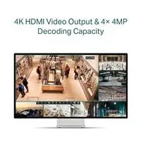 TP-Link VIGI NVR1008H-8P, videorekordér, 8 channels, 8xPoE, 1x100Mb/s LAN, 1xVGA,1xHDMI,2xUSB2.0