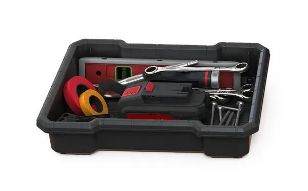 Box Keter® 250927 Stack´n´roll mobilný systém, 525x411x694 mm, na náradie