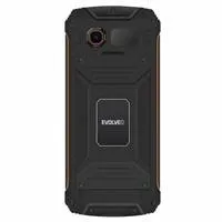 EVOLVEO StrongPhone Z6, vodotěsný odolný Dual SIM telefon, černo-oranžová