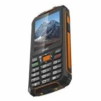 EVOLVEO StrongPhone Z6, vodotěsný odolný Dual SIM telefon, černo-oranžová