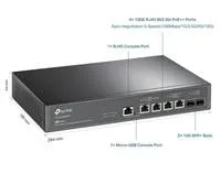 TP-Link OMADA JetStream switch TL-SX3206HPP (4x10GbE, 2xSFP+, 4xPoE++, 200W, 2xconsole)