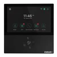 EVOLVEO DoorPhone AHD7, Sada domácího WiFi videotelefonu s ovládáním brány nebo dveří černý monitor