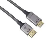 PremiumCord kabel DisplayPort 1.4 na HDMI2.1, pro rozlišení 8K@60Hz,4K@144Hz, 2m