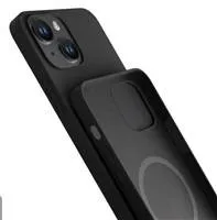 3mk Hardy Silicone MagCase pro Apple iPhone 15, Graphite