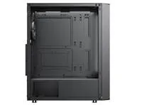 1stCOOL skříň GAMER 4, Mid tower, AU, USB 3.0, USB-C, 2x120mm, průhledná bočnice, bez zdroje, černá