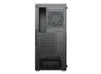 1stCOOL skříň GAMER 4, Mid tower, AU, USB 3.0, USB-C, 2x120mm, průhledná bočnice, bez zdroje, černá