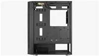 AEROCOOL skříň Prism, Mid tower, 2x USB 3.0, 1x USB 2.0, 2x audio, bez zdroje