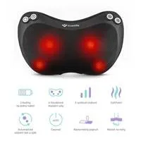TrueLife RelaxBack B3 Charge - masážní polštář s dobíjecí baterií