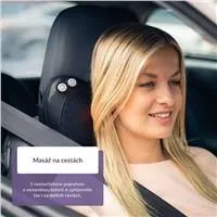 TrueLife RelaxBack B3 Charge - masážní polštář s dobíjecí baterií