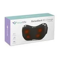 TrueLife RelaxBack B3 Charge - masážní polštář s dobíjecí baterií