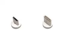 PREMIUMCORD Magnetický nabíjací a dátový kábel micro USB a USB-C 1 m, červený