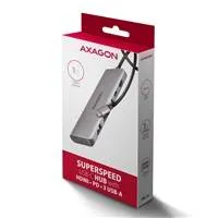 AXAGON HMC-5H, USB 5Gbps hub, 3x USB-A, HDMI 4k/30Hz, PD 100W, kábel USB-C 100cm