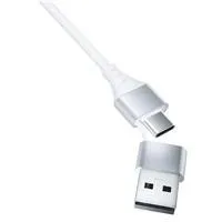 3mk nabíjecí kabel Hyper Cable 3in1 USB-A/C na USB-C/Micro USB/Lightning 1.5m, bílá