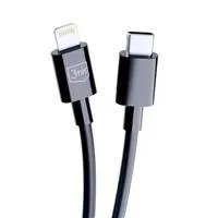 3mk datový kabel Hyper Cable USB-C/Lightning 20W 1.2m, černá