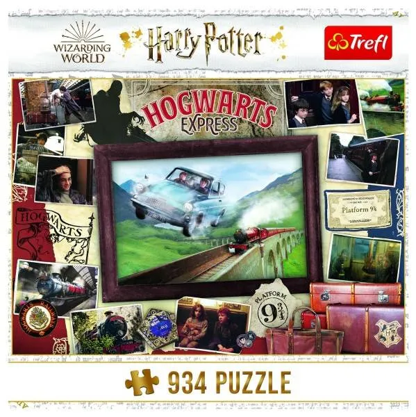 Puzzle TREFL Harry Potter - Rokfortský expres 934 dielikov