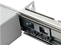 TRITON Výsuvná polica 19", 1U/550 mm, plný výsuv, nosnosť 45 kg, sivá