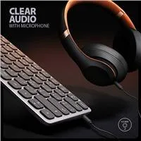AXAGON HMC-KB-CS, USB 5Gbps hub s CZ/SK klávesnicou, HDMI 4K/60Hz, 3x USB-A, SD/mSD, audio, PD 100W, kábel USB-C 60cm