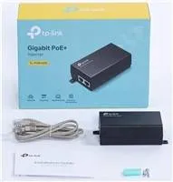 TP-Link POE160S PoE+ injektor (2xGbE, 802.3af/at, 30W)