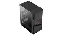 AEROCOOL skříň Menace Saturn FRGB ML G, Mid tower, 2x USB 3.0, 2x audio, 1x 120mm FRGB Fan, bez zdroje