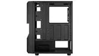 AEROCOOL skříň Menace Saturn FRGB ML G, Mid tower, 2x USB 3.0, 2x audio, 1x 120mm FRGB Fan, bez zdroje