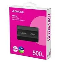 A-Data Pevný disk ADATA SD810, externý HDD 2.5'' 500GB, SSD, USB 3.2 Gen2, čierny