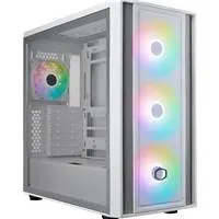 Cooler Master case MasterBox 600, ATX, Průhledná bočnice, 3x 140mm ARGB Fan, 1x 120mm ARGB Fan, ARGB Hub, Bílá