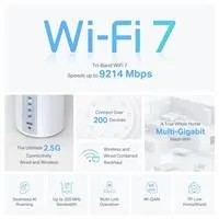 TP-Link Deco BE65(1-pack) WiFi7 Mesh(BE9300,2,4GHz/5GHz/6GHz,4x2,5GbELAN/WAN, 1xUSB3.0)